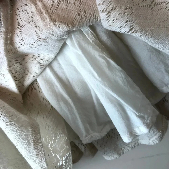 Free People | Cream Crochet Cutout Dress - Picture 5 of 8
